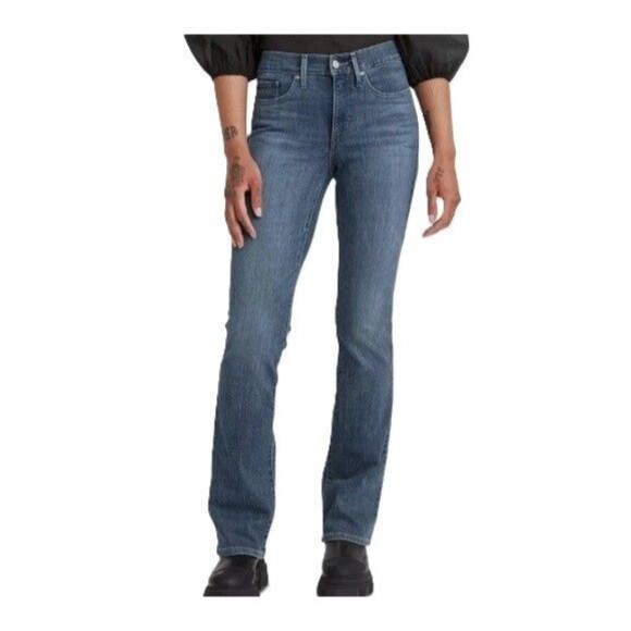 Levi's Women's 315 Shaping Bootcut Jeans Med Wash Blue 31X32 (12) NWT - Picture 1 of 2